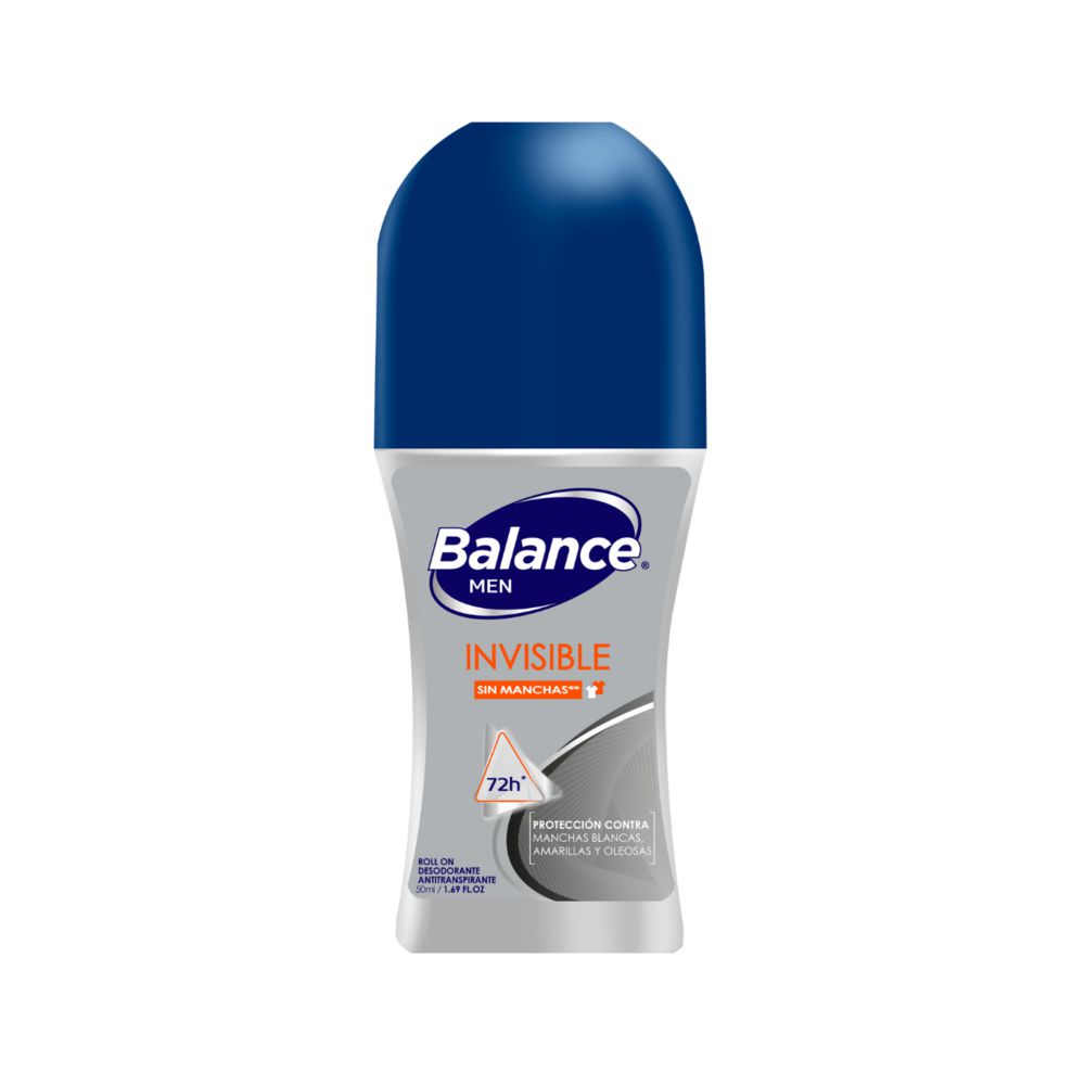 Desodorante BALANCE roll on invisible hombre (50  ml)