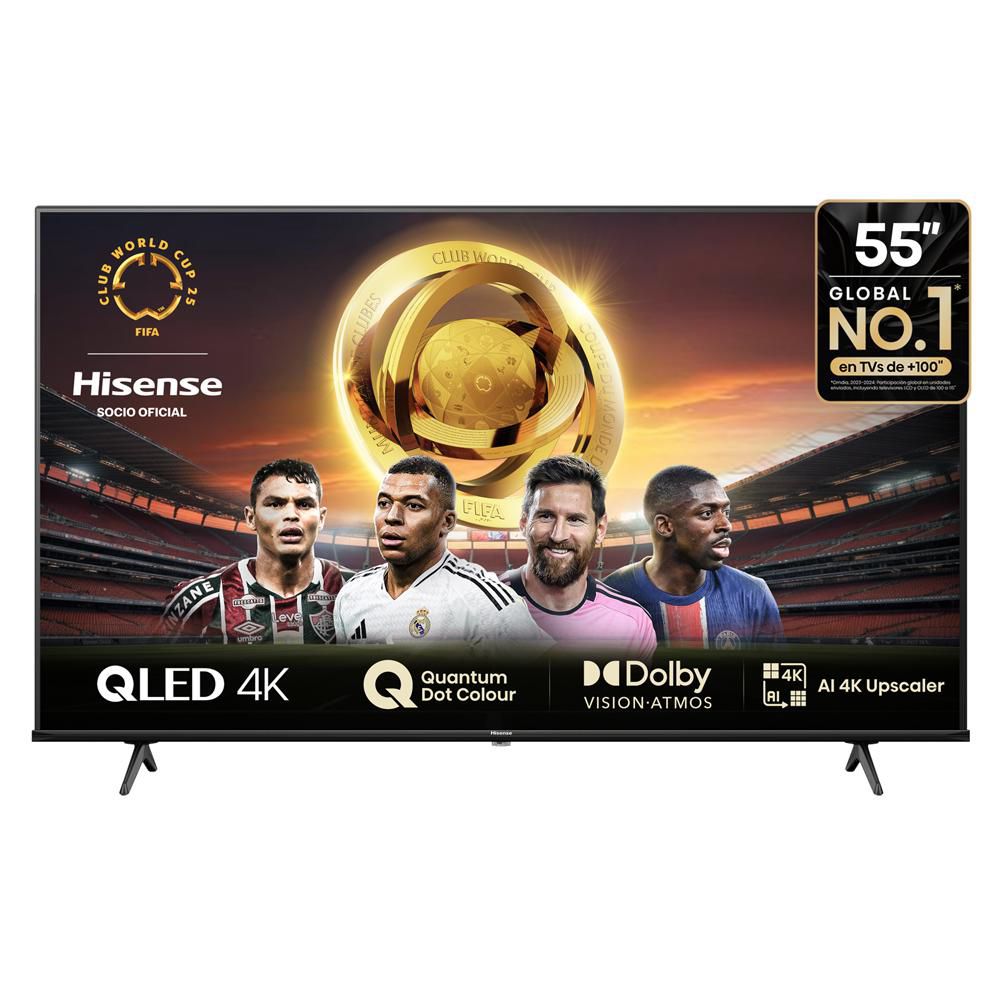 Televisor HISENSE 55 pulgadas QLED Uhd4K Smart TV 55Q6N