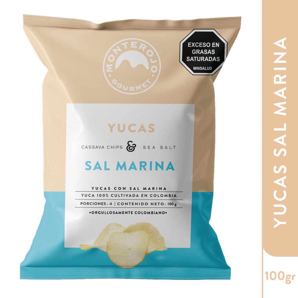 Yucas MONTE ROJO SAL MARINA (100  gr)