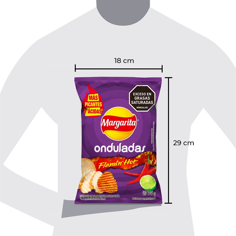 Pasabocas MARGARITA FLAMING HOT (105  gr) img #2