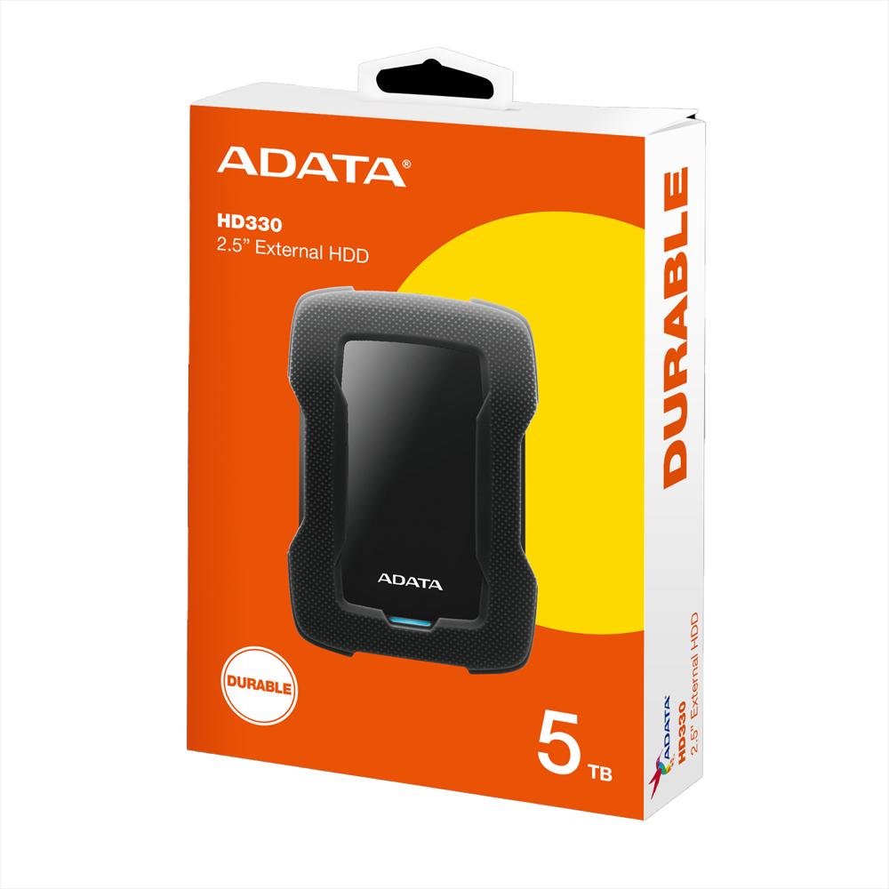 Disco Duro Externo 5Tb Antigolpes Adata Hd330 Usb Negro img #1