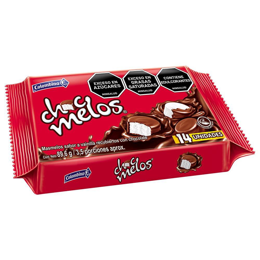 Masmelos CHOCMELOS cubiertos de chocolate (89.6 gr)