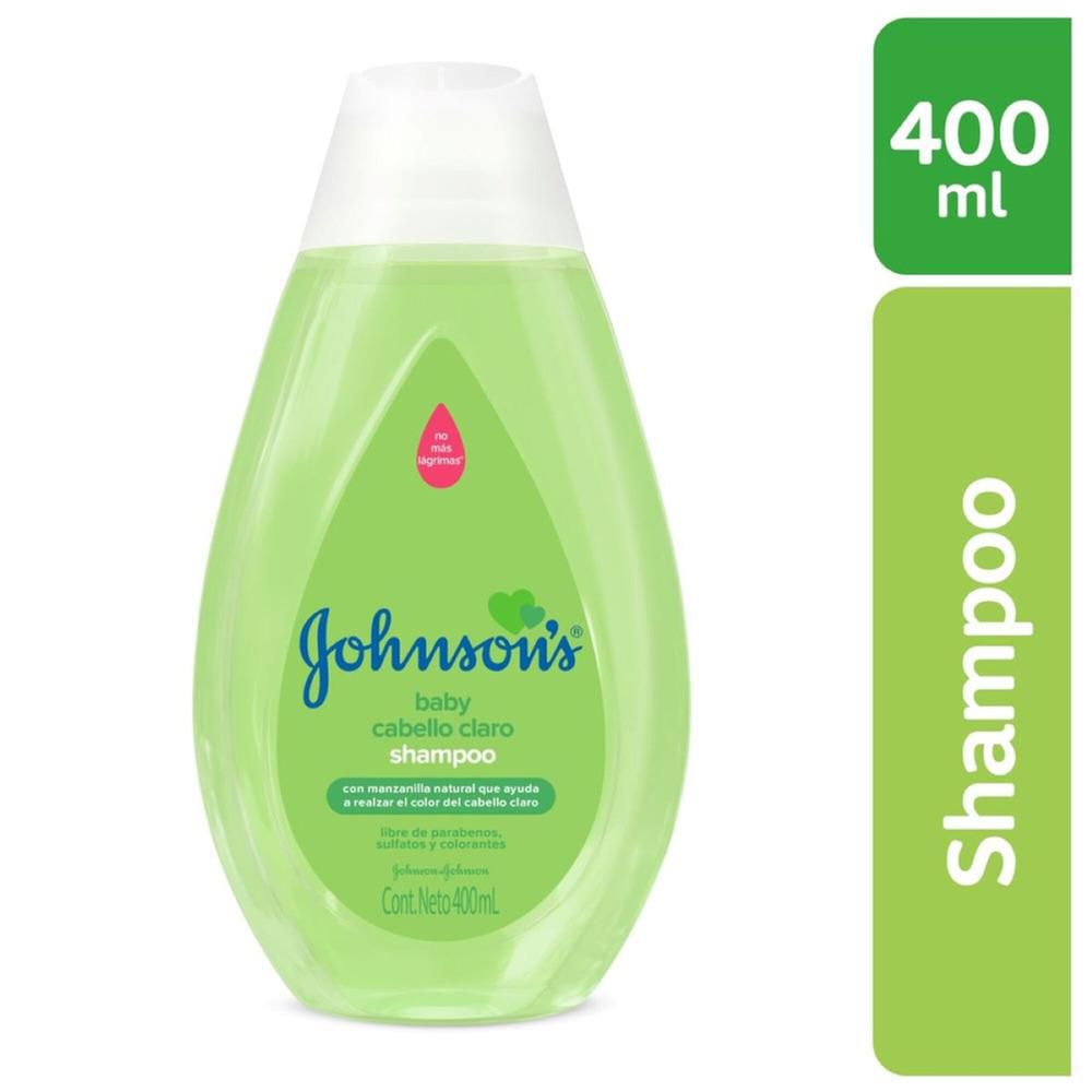 Shampoo bebé JOHNSON S manzanilla (400 ml)