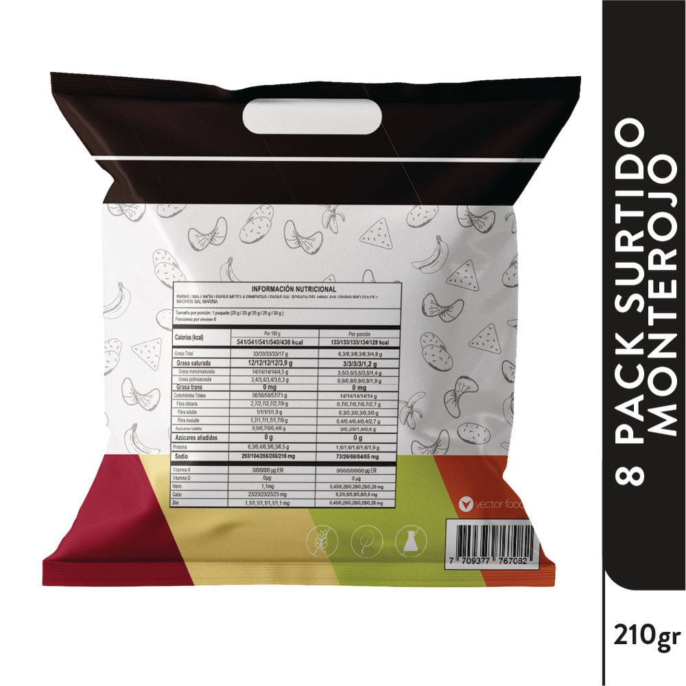 Papas fritas MONTE ROJO Fritas (210  gr) img #2