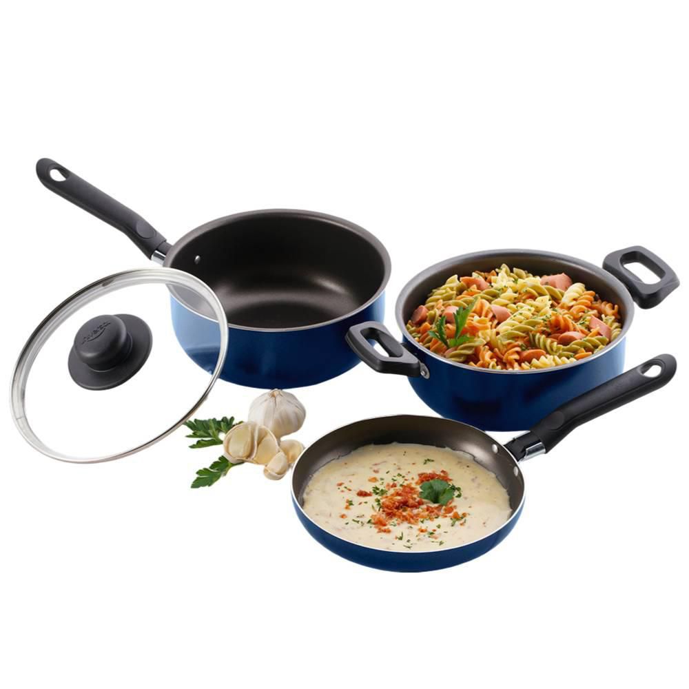 Bateria UNIVERSAL Antiadherente Mass Color 4  Azul img #1