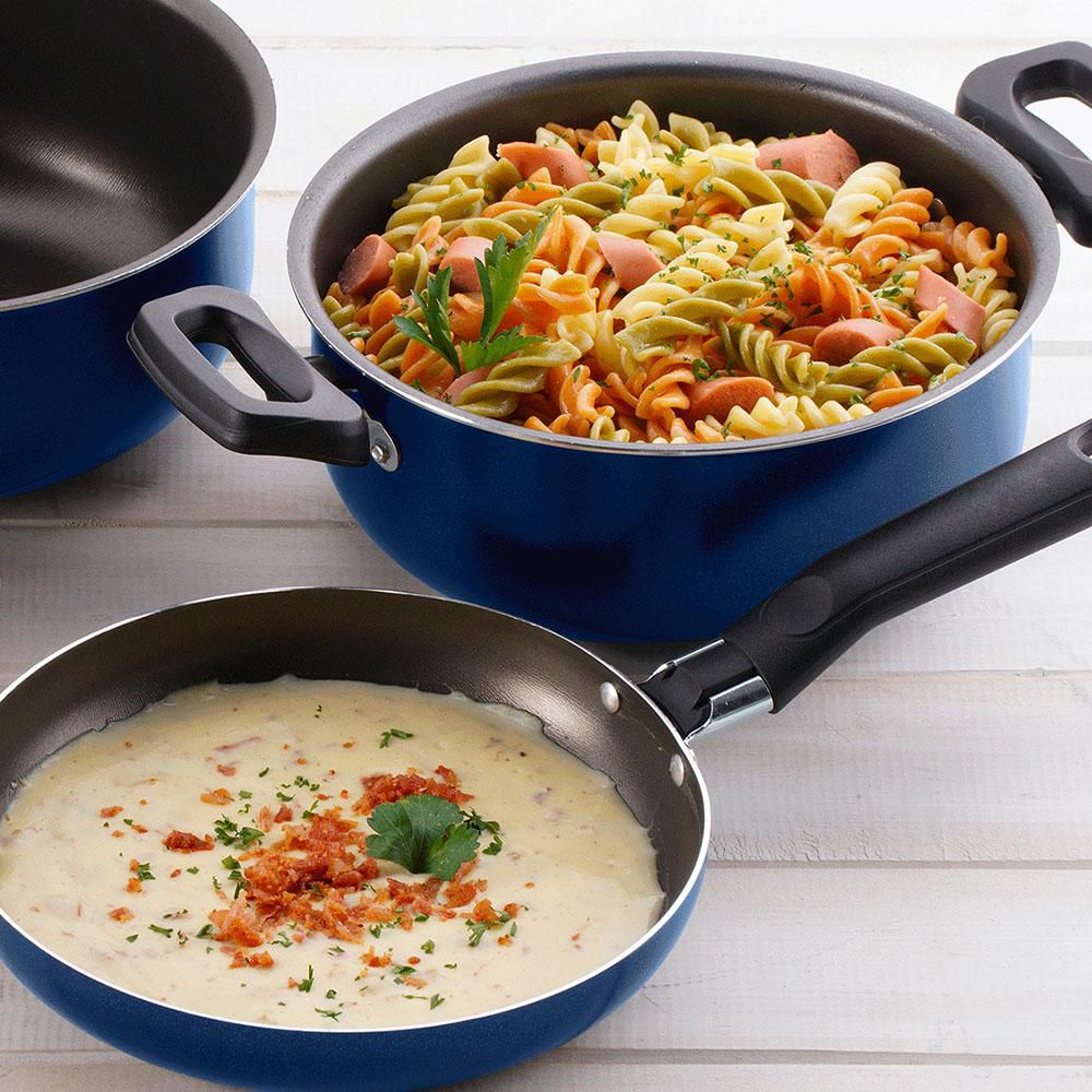 Bateria UNIVERSAL Antiadherente Mass Color 4  Azul img #2