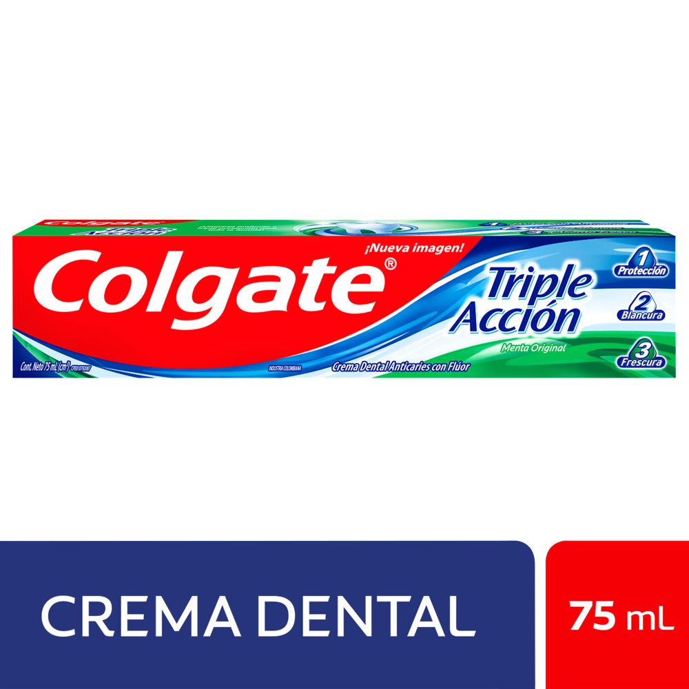 Crema Dental COLGATE Triple Acción (75 ml)