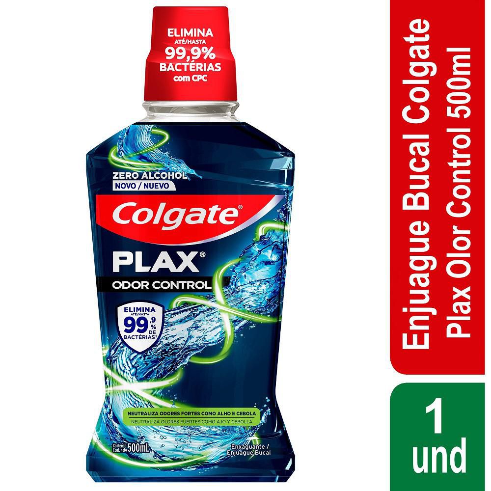 Enjuague Bucal COLGATE Plax Odor Control (500 ml)