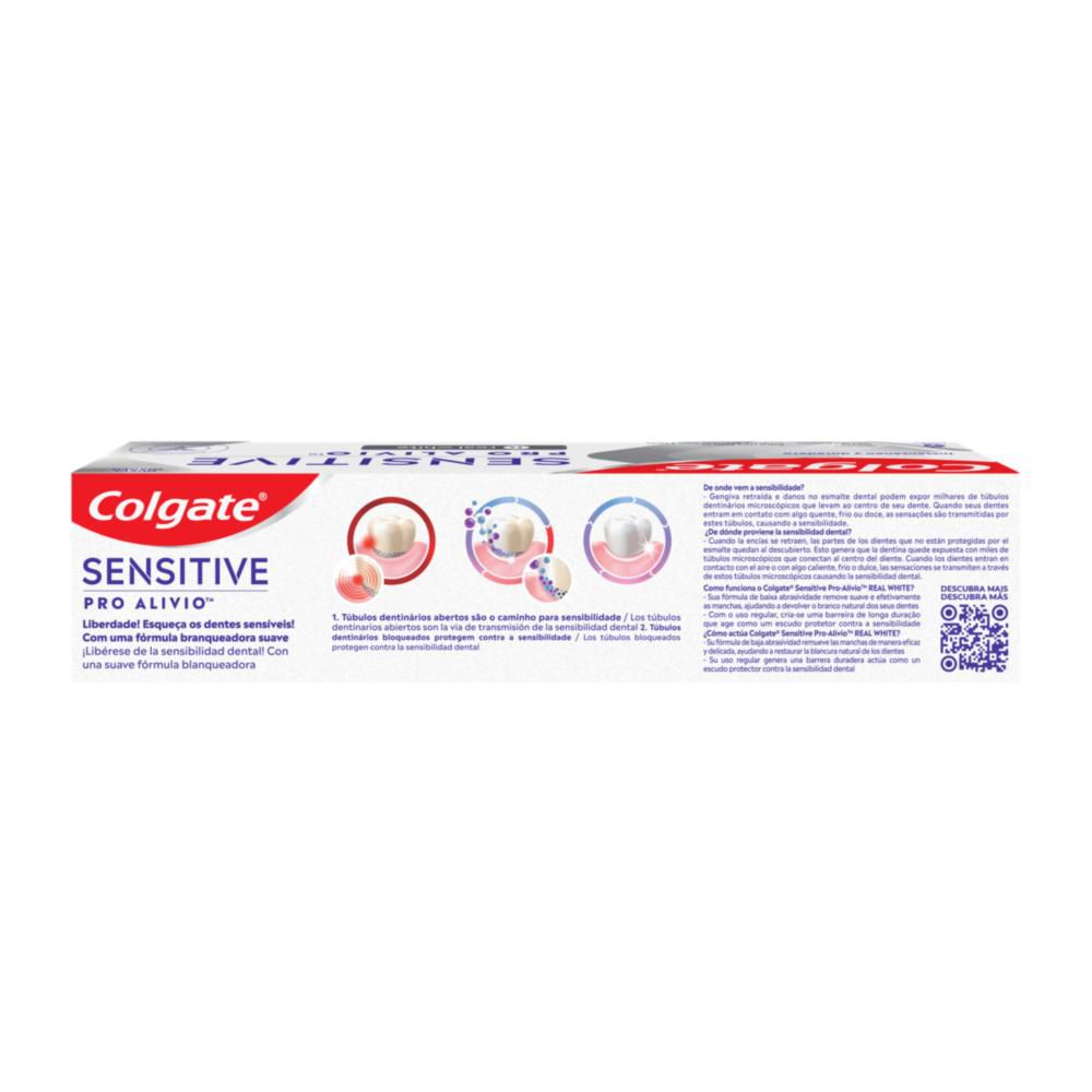 Crema Dental COLGATE Sensitive ProAlivio Real White (38  ml) img #10