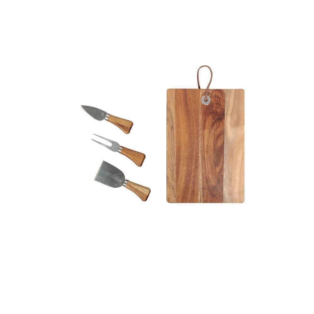 SET PARA QUESOS EN ACACIA X 4 AMBIENTE GOURMET MARCA EXCLUSI 13680 img #2