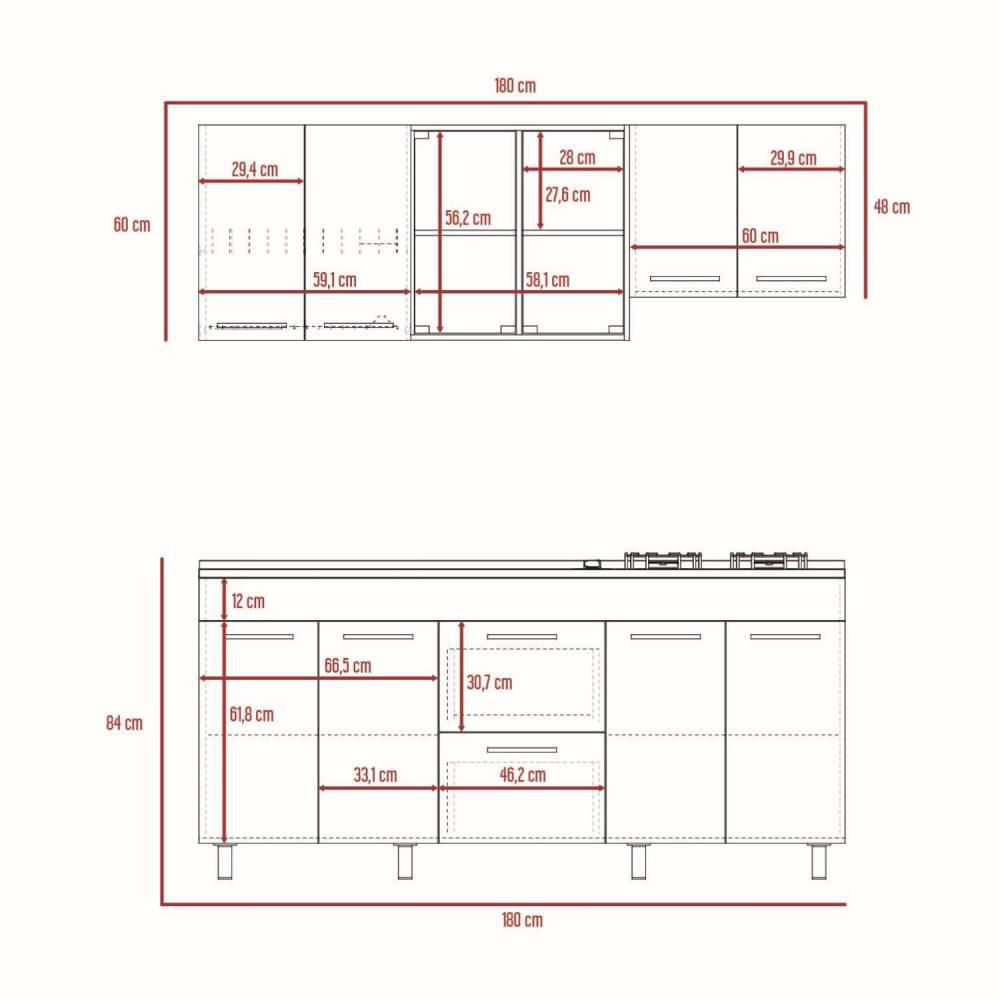 Cocina 180 Ankara MznIZQ Ceniza RTA DESIGN CBZ 9335 img #6