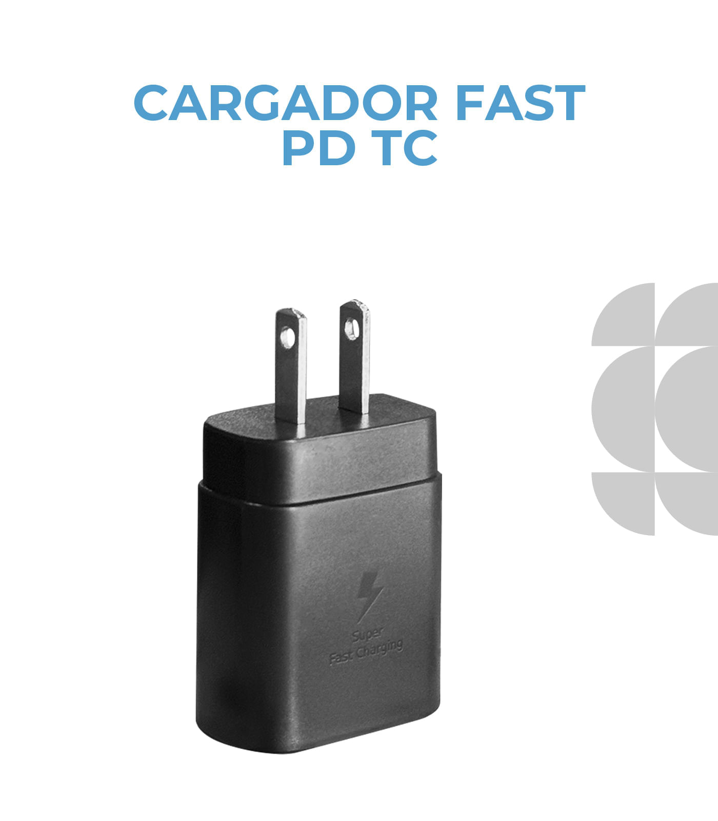 Cargador Para Celular Tipo C Negro