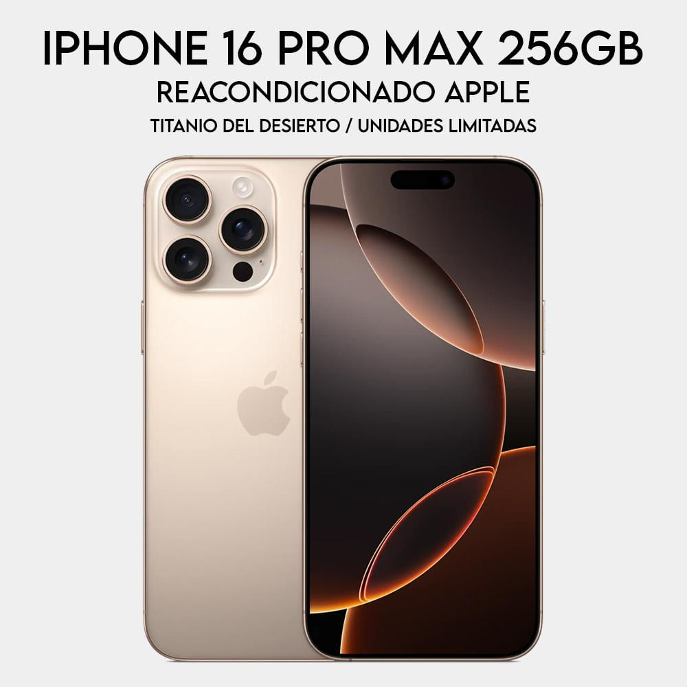 Iphone 16 Pro Max 5G 256Gb Desierto Reacondicionado