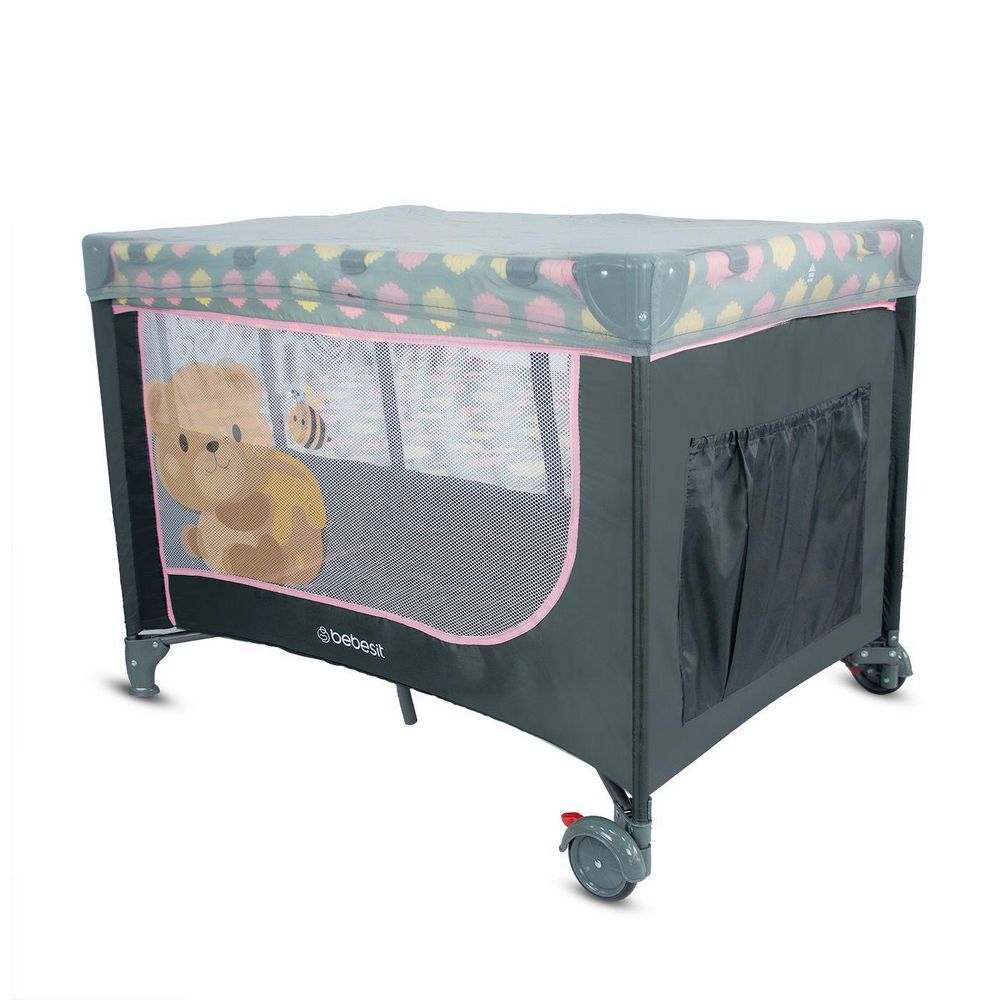 Cuna corral para bebé Relax Rosado BEBESIT H0712P