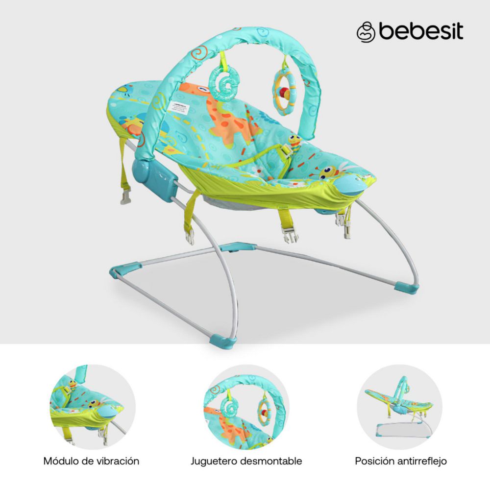 Mecedora para bebé Bouncer Azul BEBESIT 8512AZ