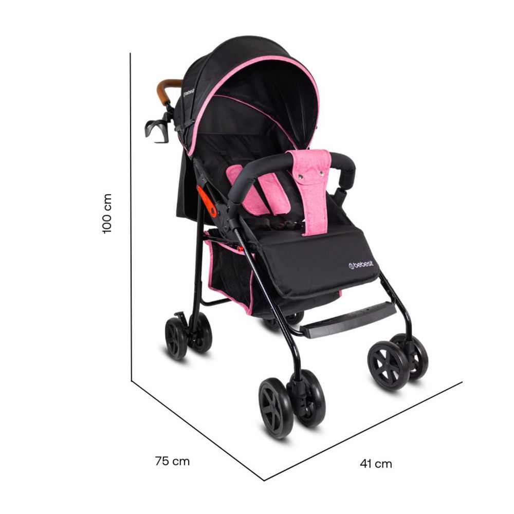 Coche paseador bebé Buggy Rosado BEBESIT 102AP img #6
