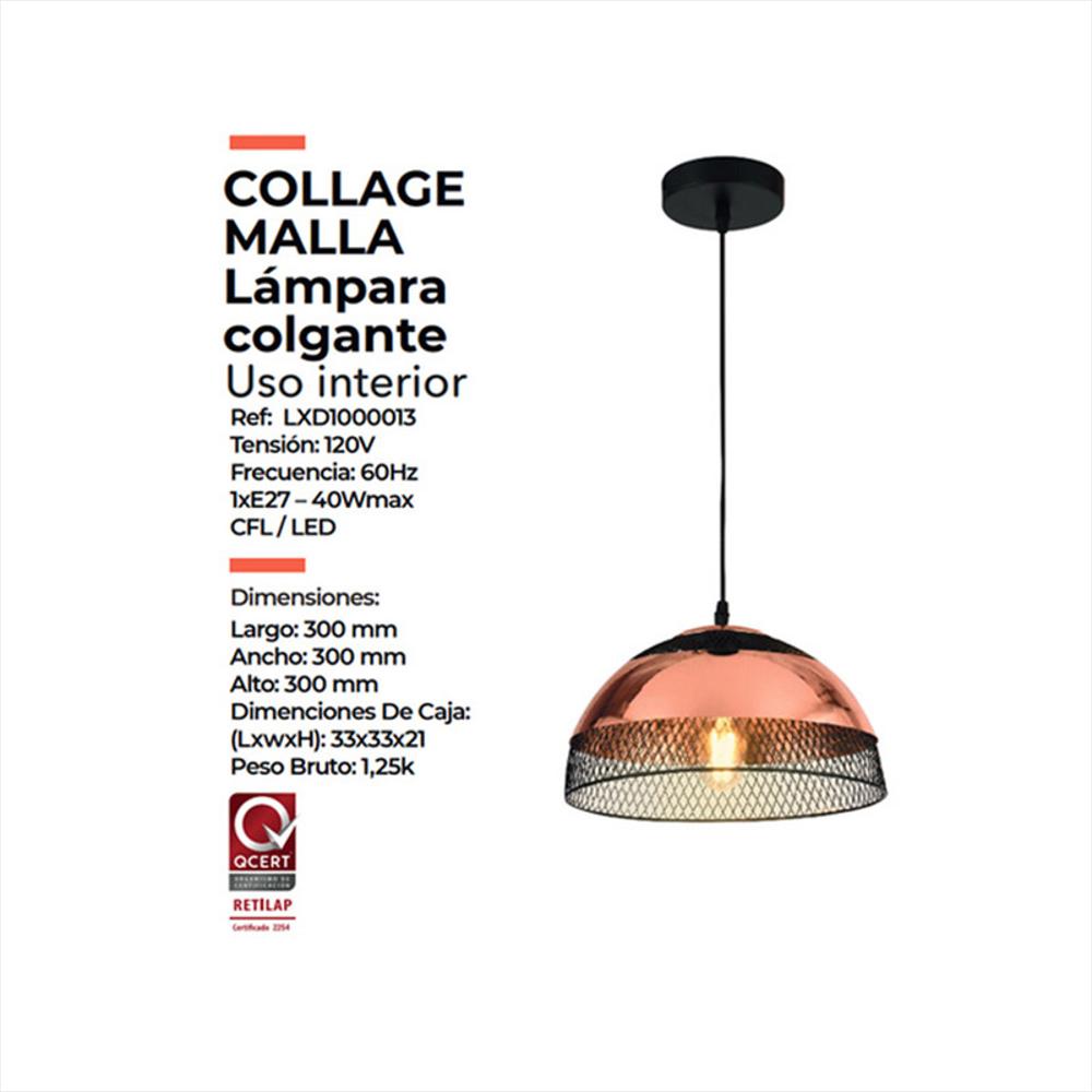 Lampara Colgante Afra Cristal Lienxo img #4