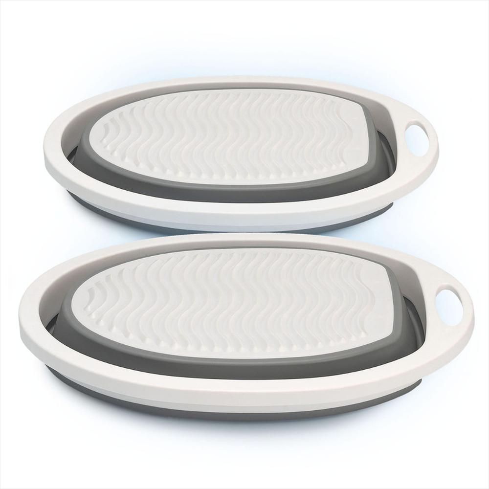 Set X2 Balde Lavadero Plegable Para Ropa Interior O Prendas img #2