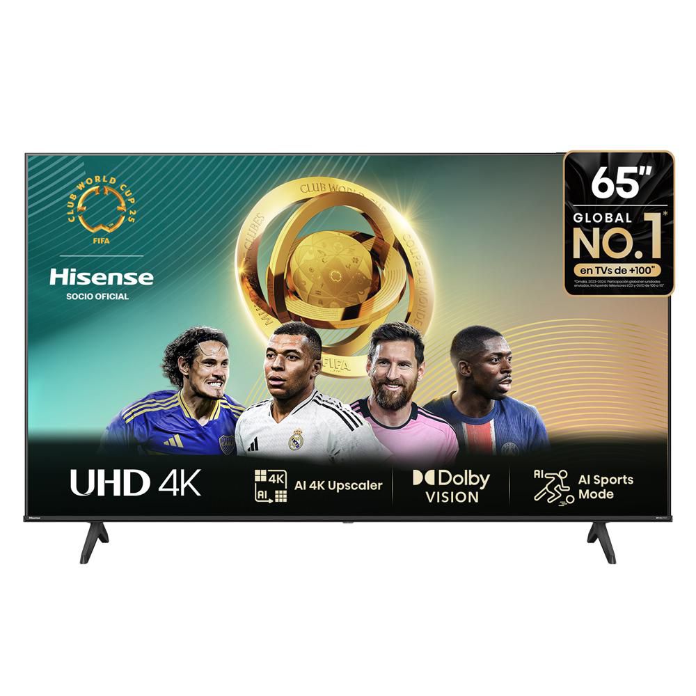 Televisor HISENSE 65 pulgadas LED Uhd4K Smart TV 65A6N