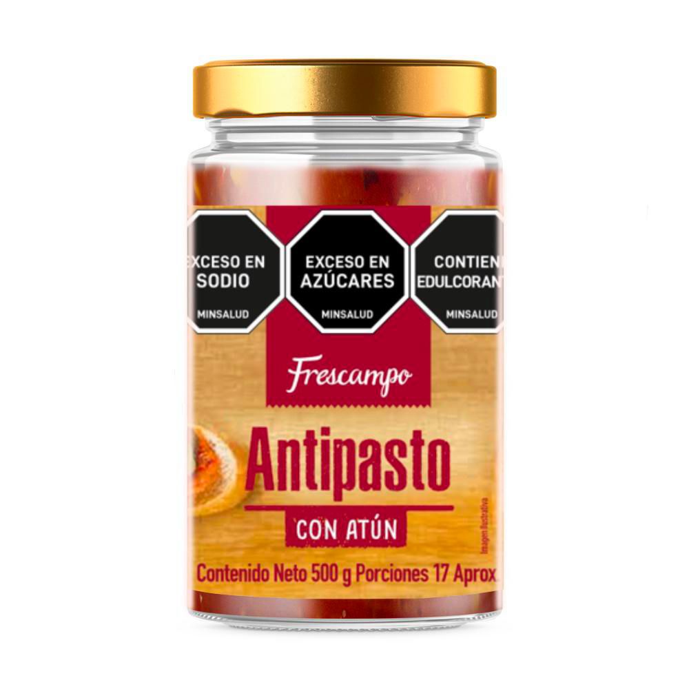 Antipasto FRESCAMPO con atún (500  gr)