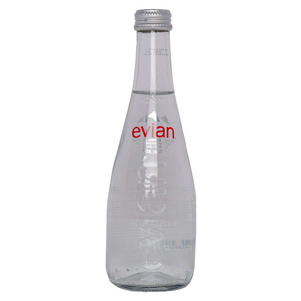 Agua Con Gas EVIAN Mineral (330 ml)
