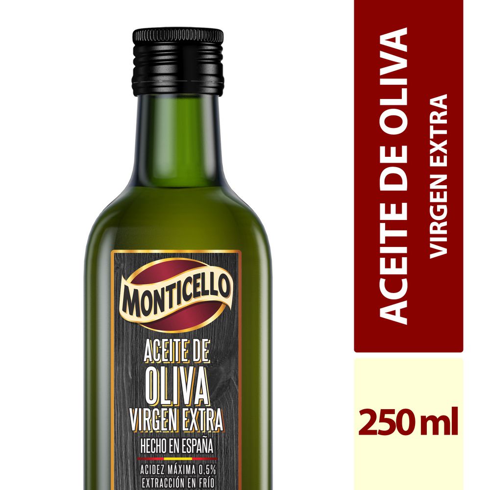 Aceite MONTICELLO De Oliva Extra Virgen (250 ml)