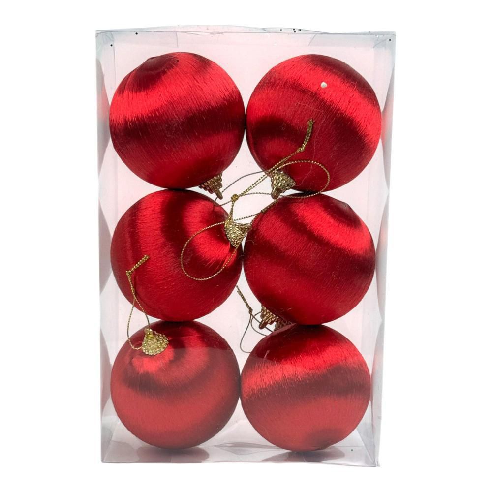 Set de bolas x6 piezas rojo FINLANDEK 1305002147 img #1