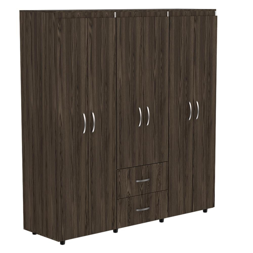 Closet Bariloche Bombay Chocolate Y Blanco