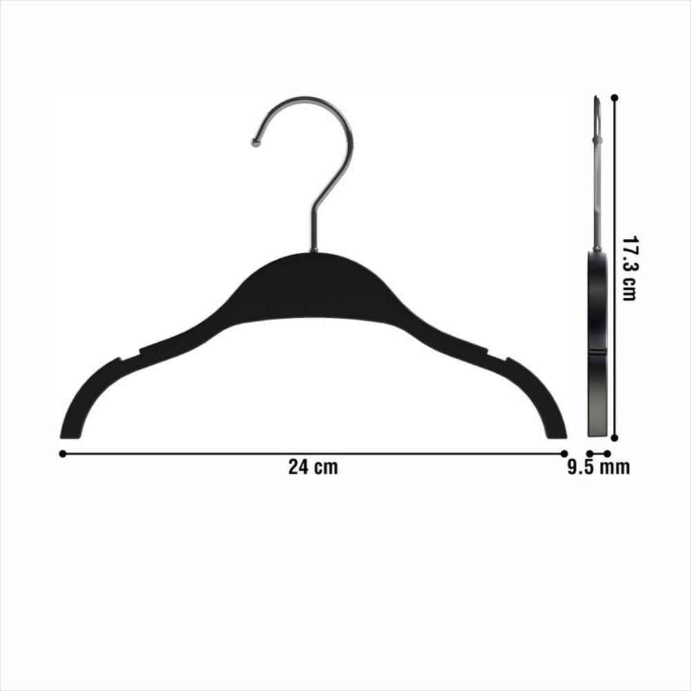 Gancho Plástico Bebé Ref. 481K Negro X 30 Unds img #3