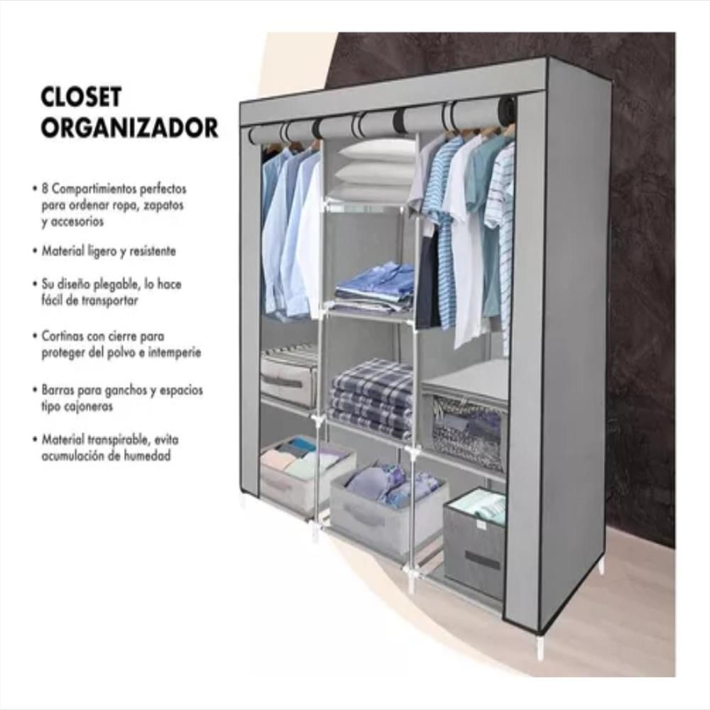 Organizador De Ropa Desarmable 8 Estantes Closet img #4