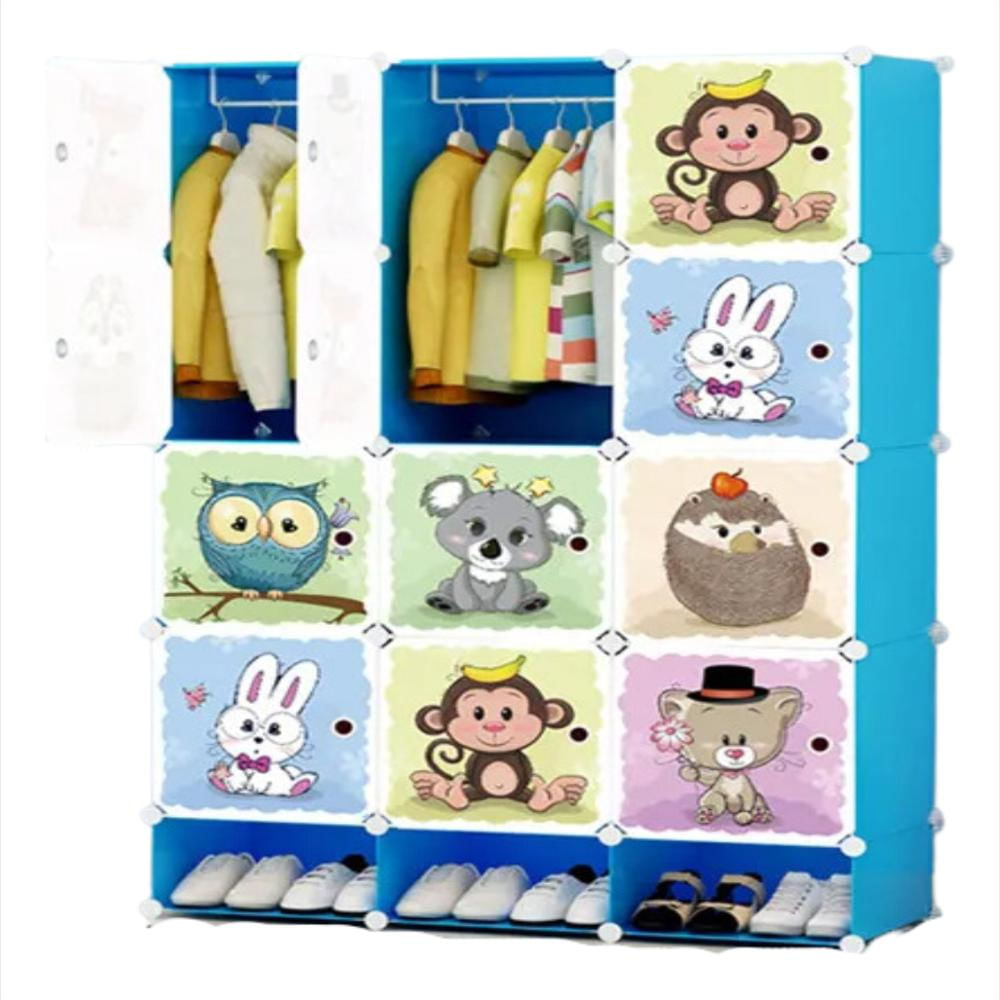 Armario Modular 12 Cubos, Organiza Ropa Y Calzado Fácilmente
