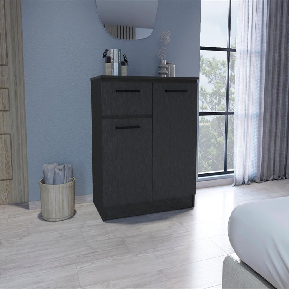 Closet Indira, Wengue, Con Tres Cajones Multiusos Deslizables Zf img #3