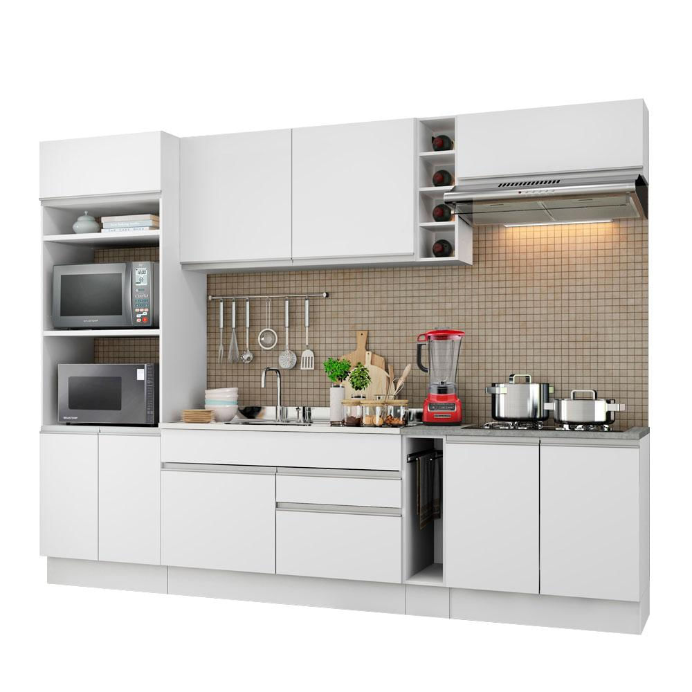 Cocina Integral Vicenza Con 290 Cm Blanco