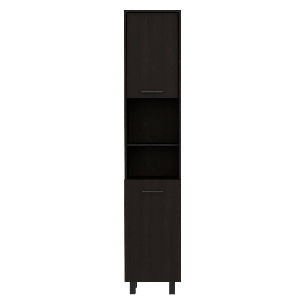 Alacena Hobart Wengue 40 Cm Con Dos Puertas Y Entrepaños