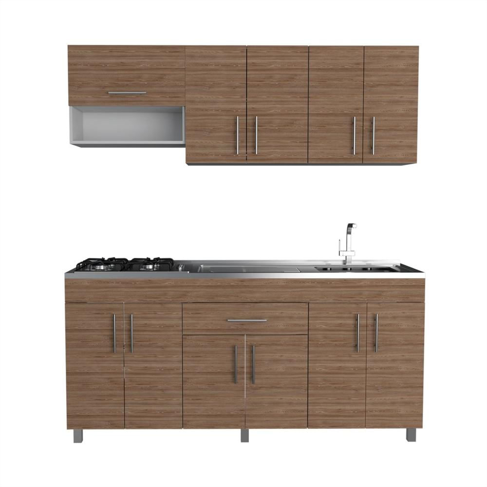 Cocina Moderno Modular 180 Moderno Madera Aglomerada