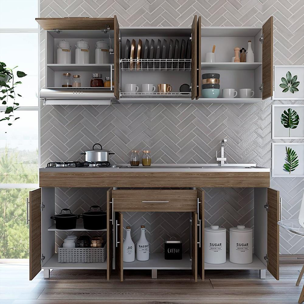 Cocina Moderno Modular 180 Moderno Madera Aglomerada img #5