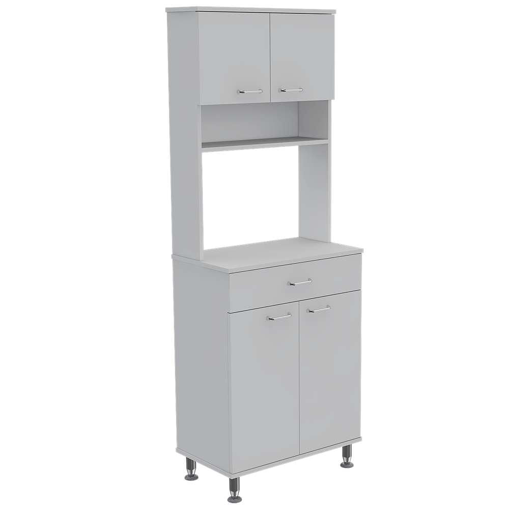 Alacena Della Blanco 60 Cm Con Cuatro Puertas Y Un Cajón