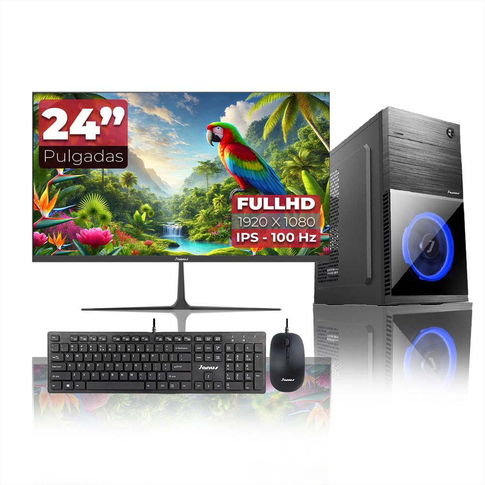 Computador De Escritorio Intel Core I5 12400 2.5Ghz | 8Gb Ram | 1Tb Ssd Gen4 | 400W | Monitor 24 pulgadas