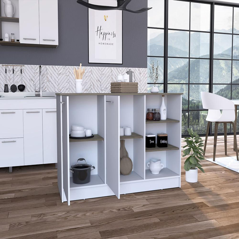 Ibb 7163Isla De Cocina Ginger Rta Blanco + Bellota img #2