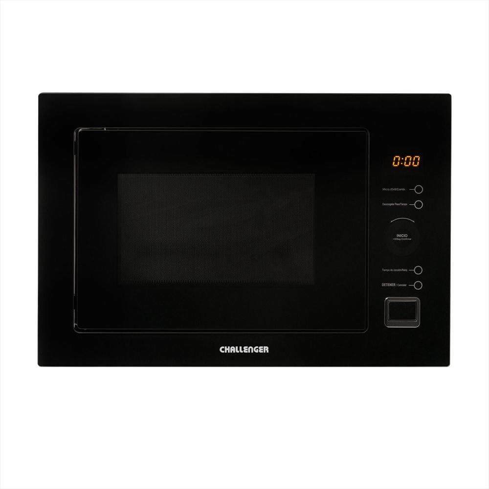 Horno Microondas De Empotrar Vidrio Negro 28 Lts img #1