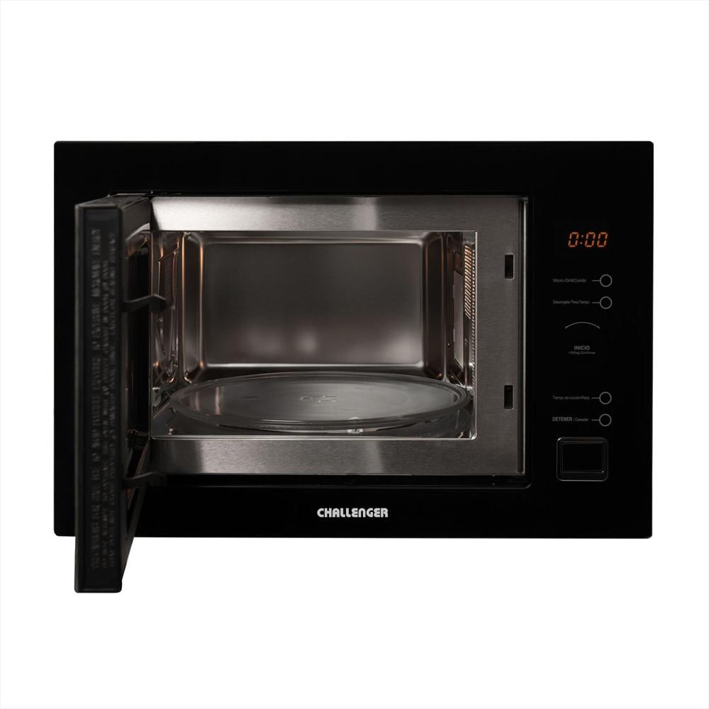 Horno Microondas De Empotrar Vidrio Negro 28 Lts img #2