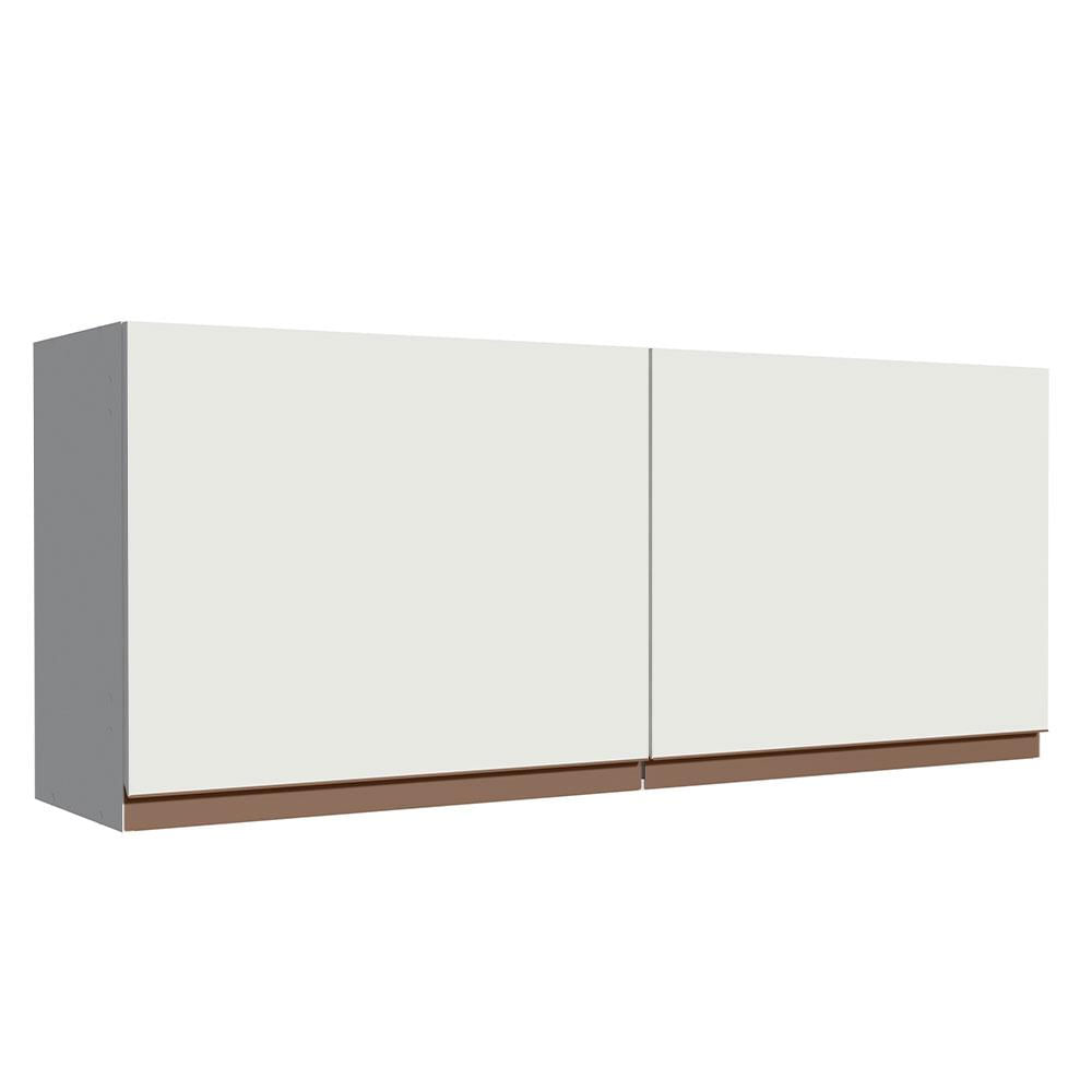 Mueble De Cocina Superior 2 Puertas Reims 120 X 50 Cm Blanco