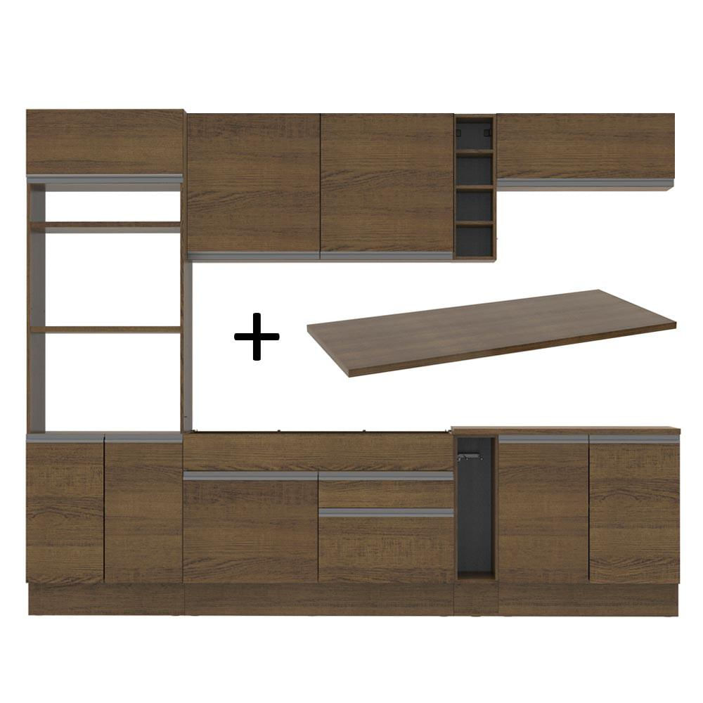 Cocina Integral Vicenza 2.90M Marrón 12