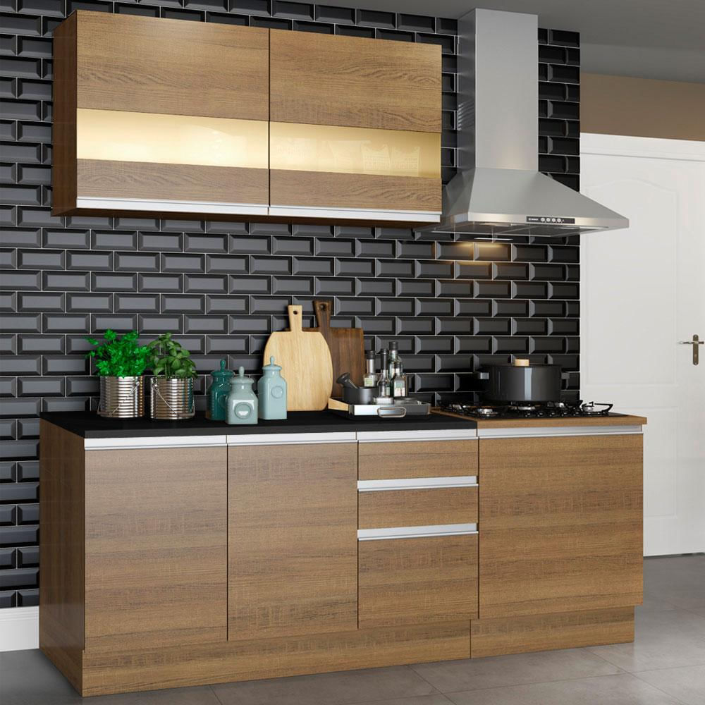Cocina Integral Milão 1.80M Marrón 02