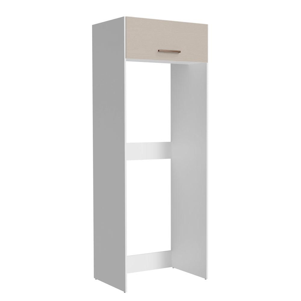 Mueble De Cocina Para Nevera Agata Blanco/Crema