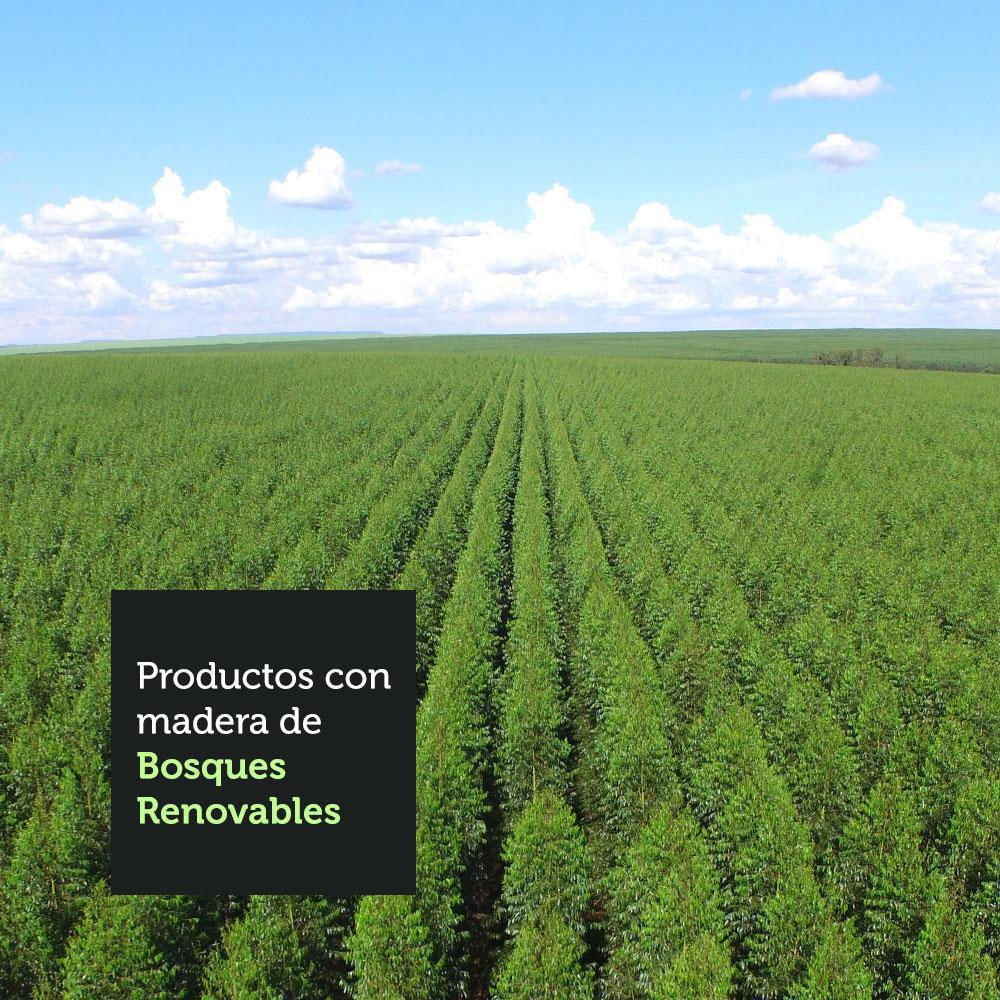 Kit Centro De Entretenimiento Para Tv Londres Mesa Y Panel + Mueble Estante Librero Negro/Blanco img #5