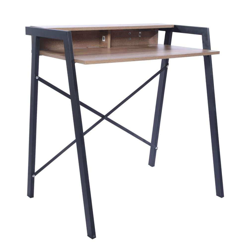 Combo Escritorio Y Silla Look Amaretto 80 Cm Con Entrepaños img #2