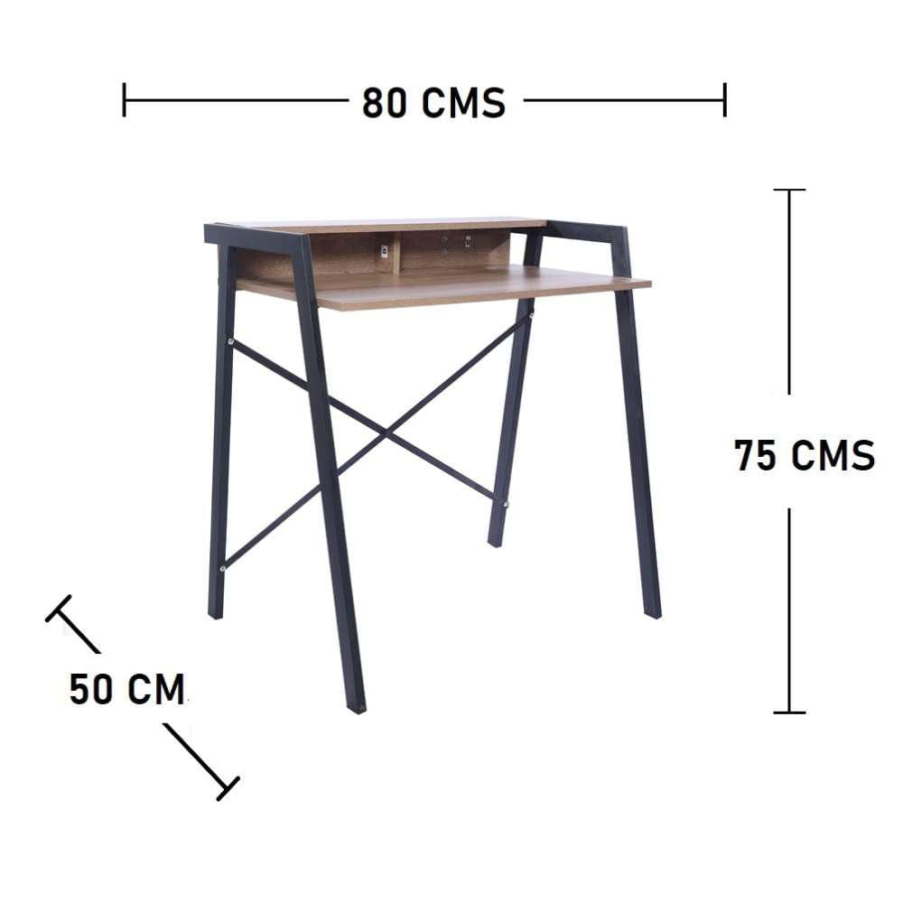 Combo Escritorio Y Silla Look Amaretto 80 Cm Con Entrepaños img #3