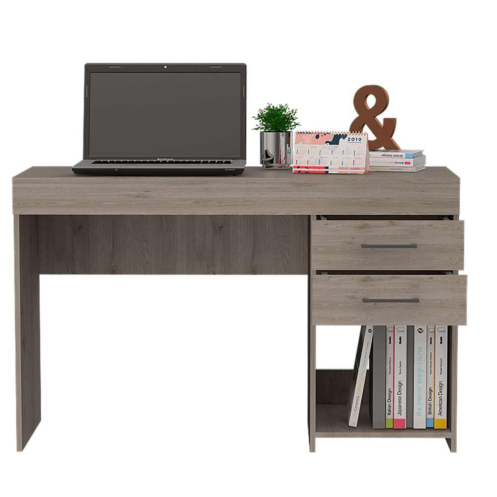 Escritorio Ibare Ceniza 120 Cm Con Cajones img #3