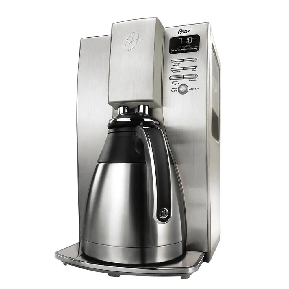 Cafetera Electrica 10 Tazas Programable Termica Acero 304